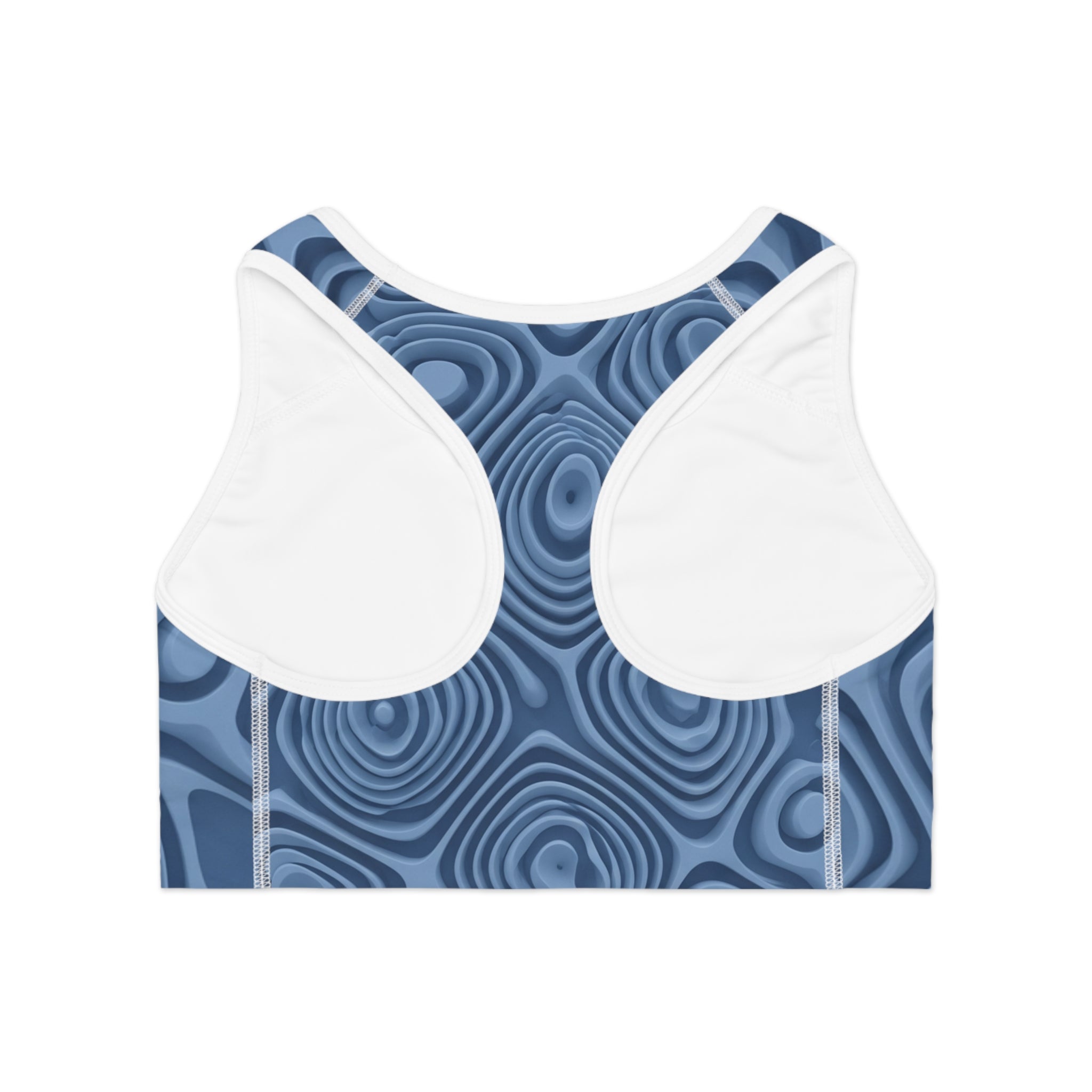 Women's Blue Wave Sports Bra