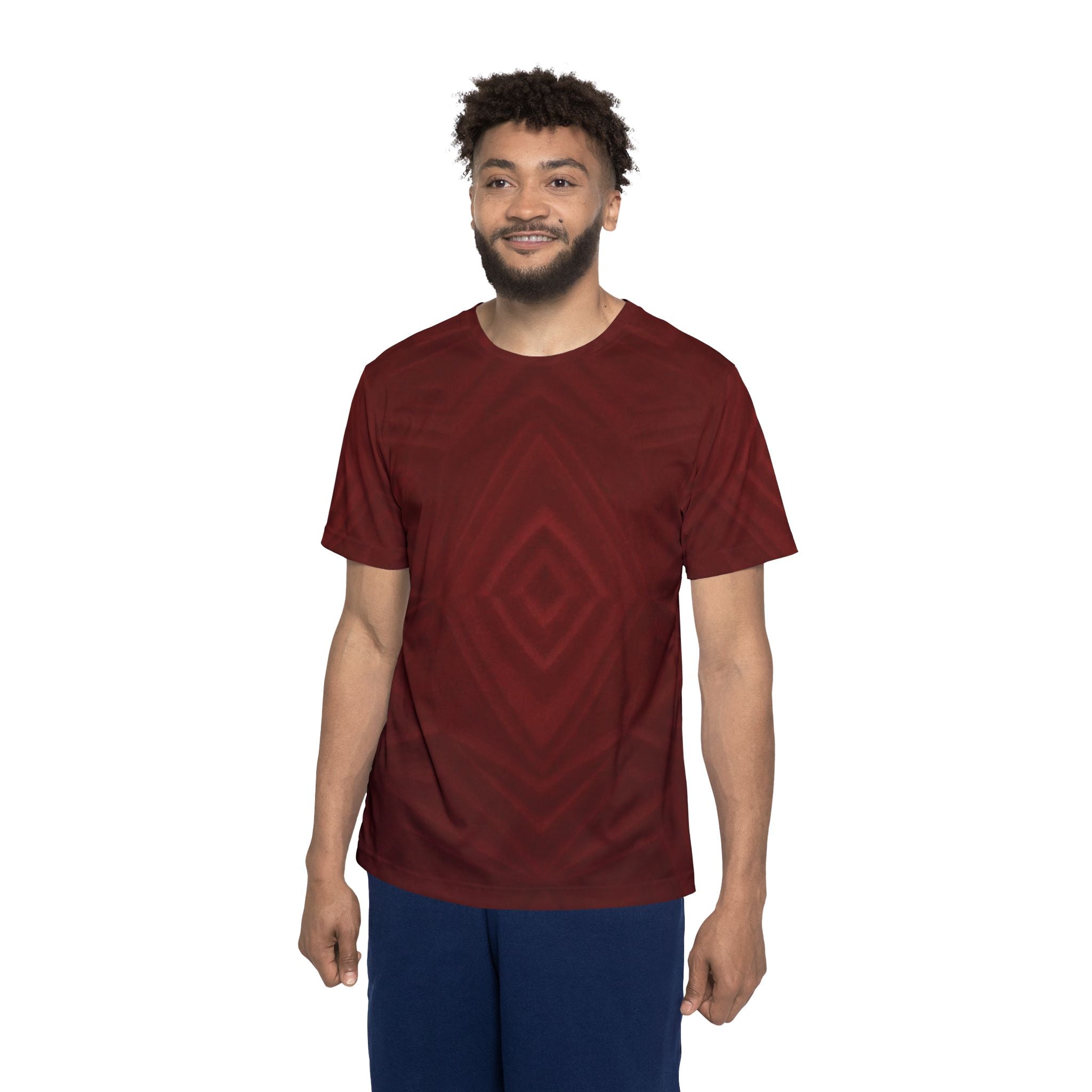 Men's Red Performance Sports Jersey
