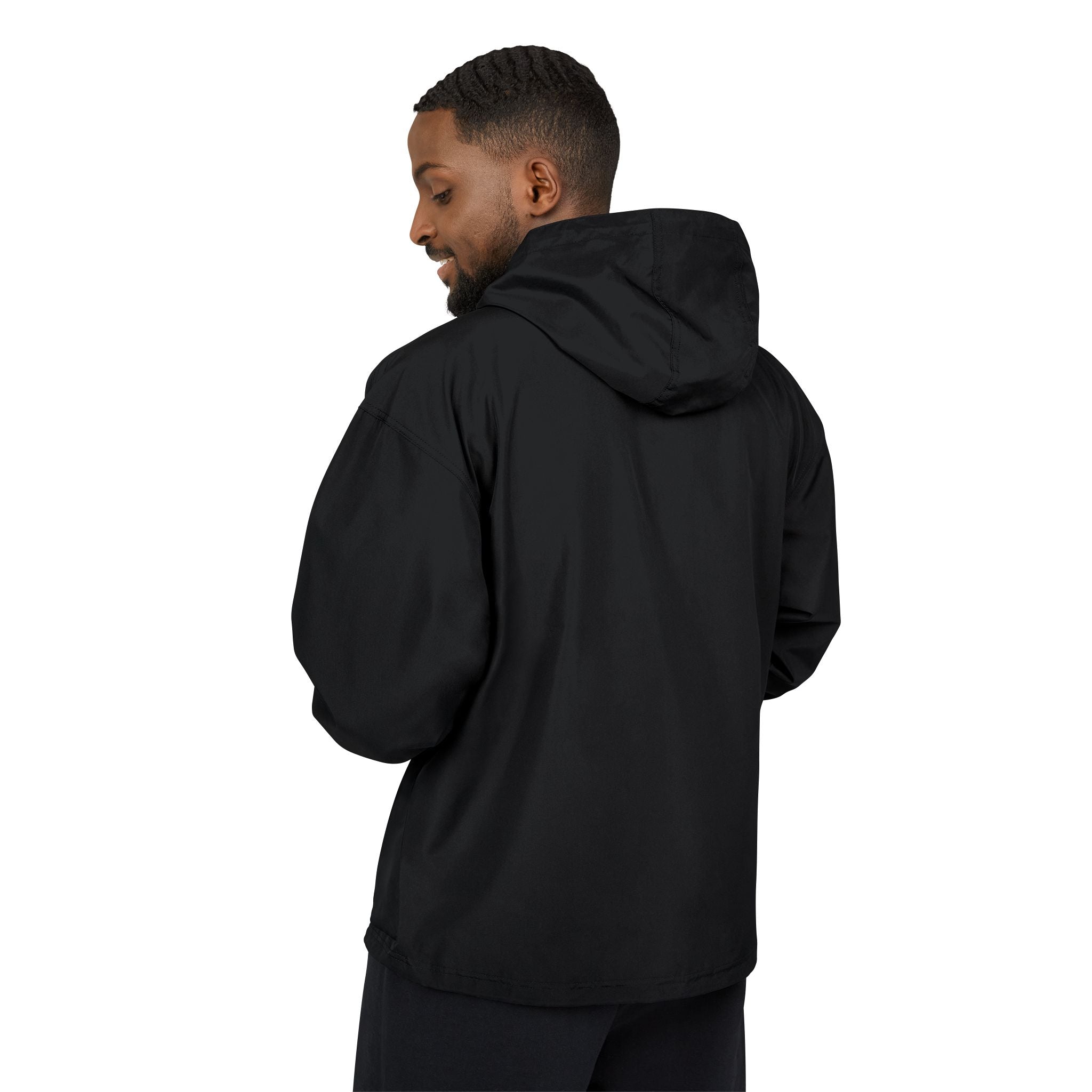 Unisex Packable Anorak Jacket - Lightweight Waterproof Windbreaker with Hood