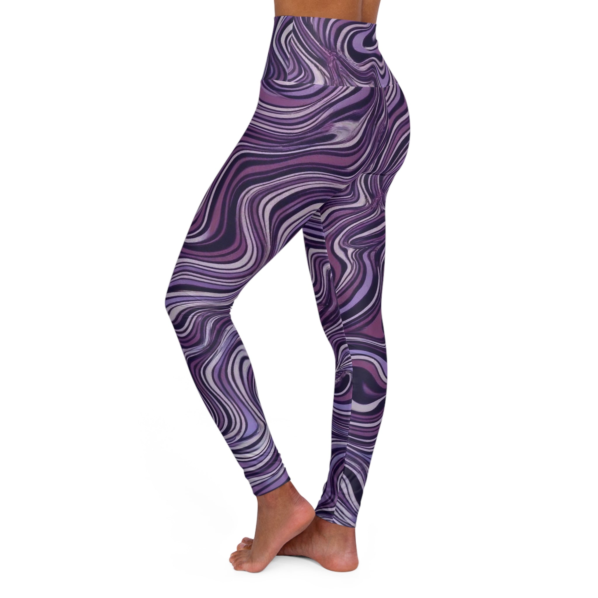 Women's Amethyst Swirl Leggings