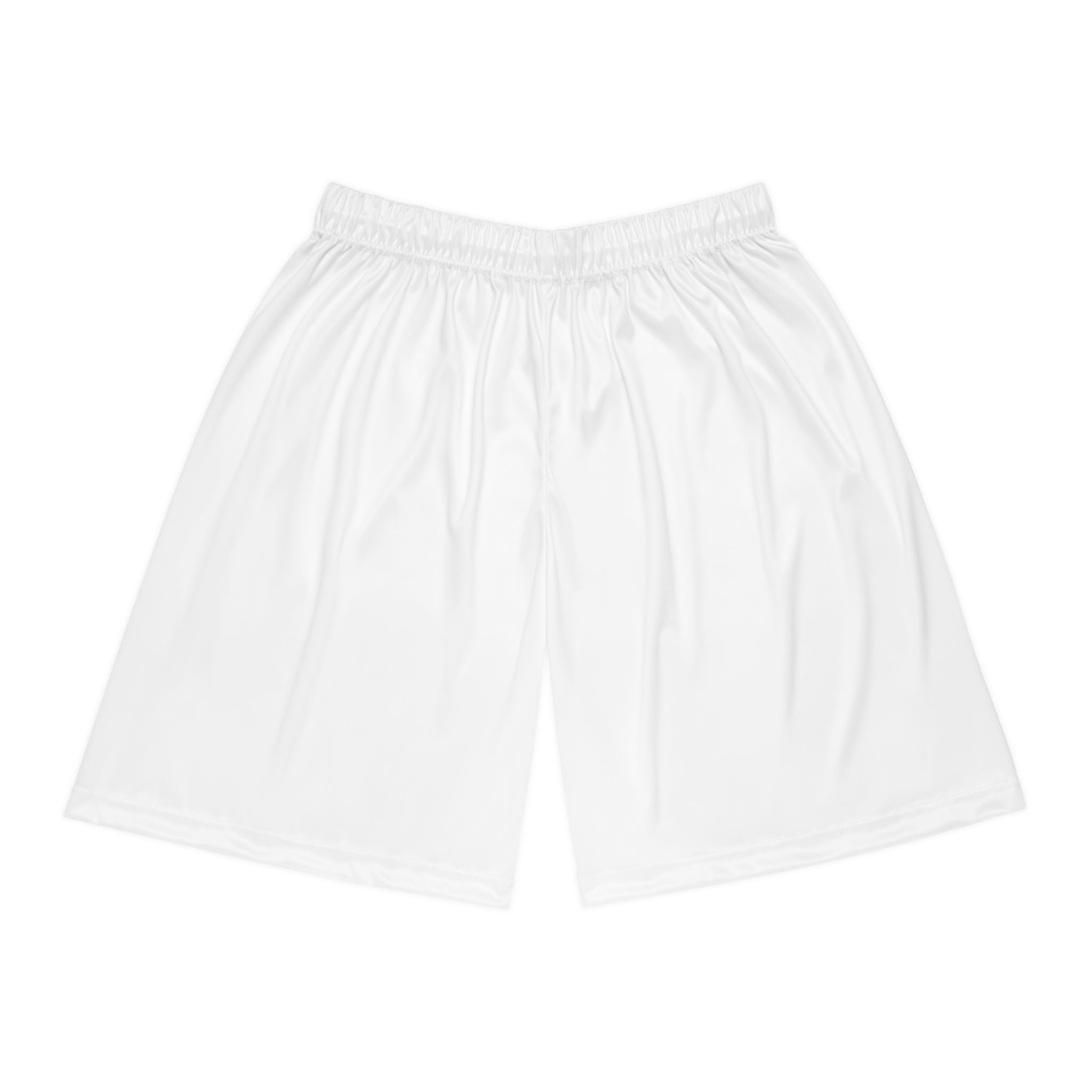 Men's White Basketball Shorts