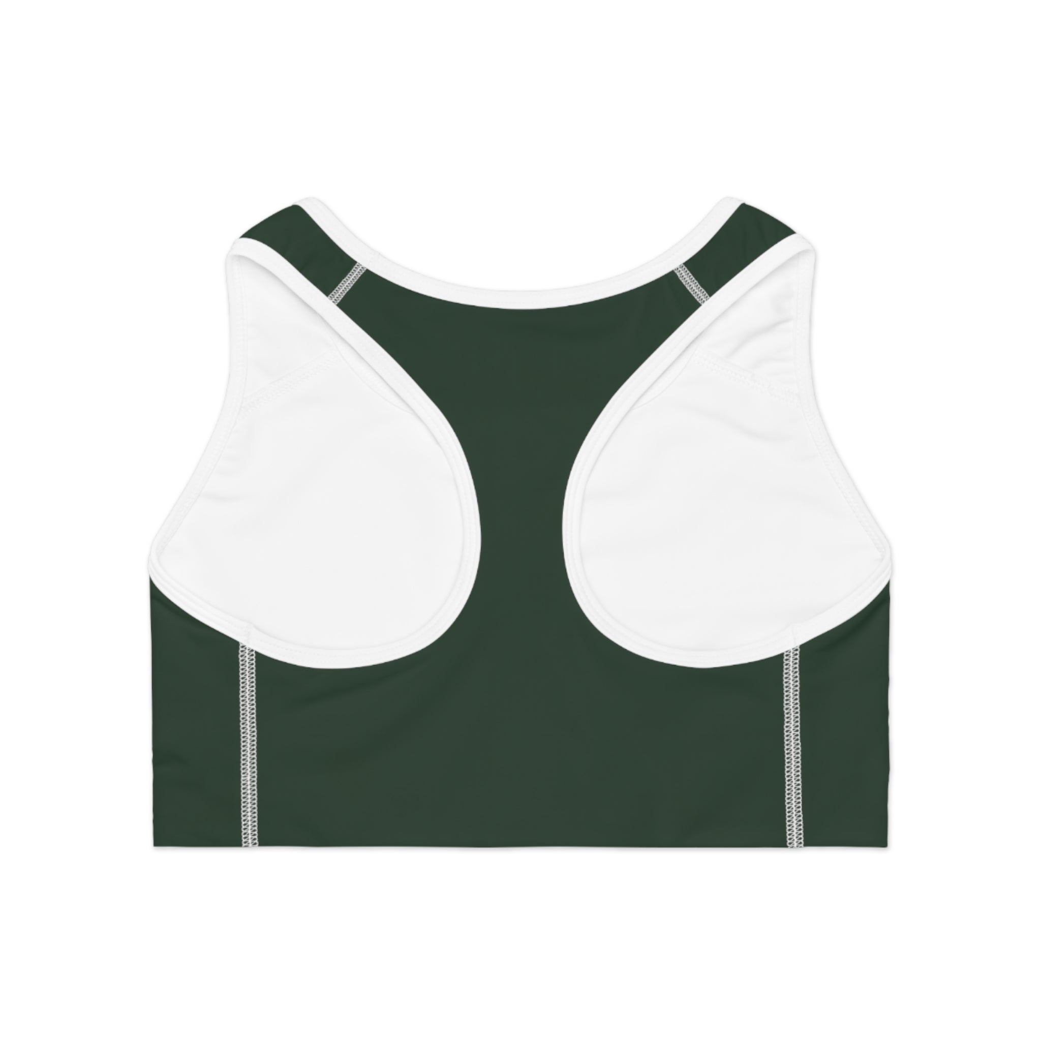 Women's Forest Green Racerback Sports Bra