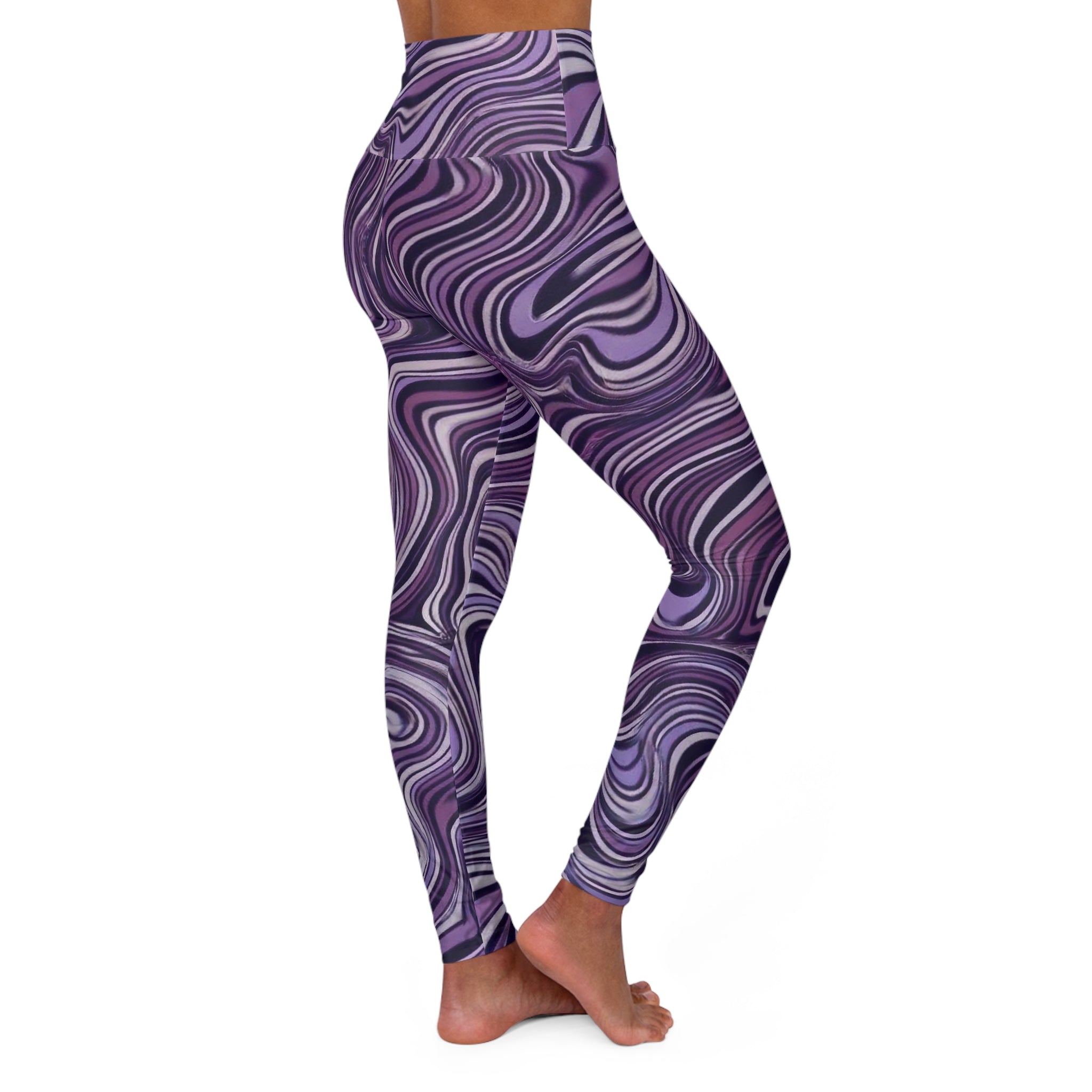 Women's Amethyst Swirl Leggings