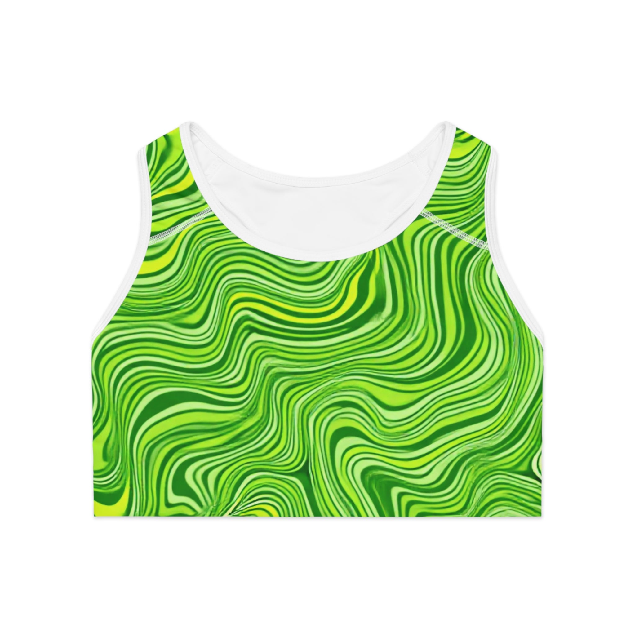 Women's Emerald Swirl Leggings  Sports Bra
