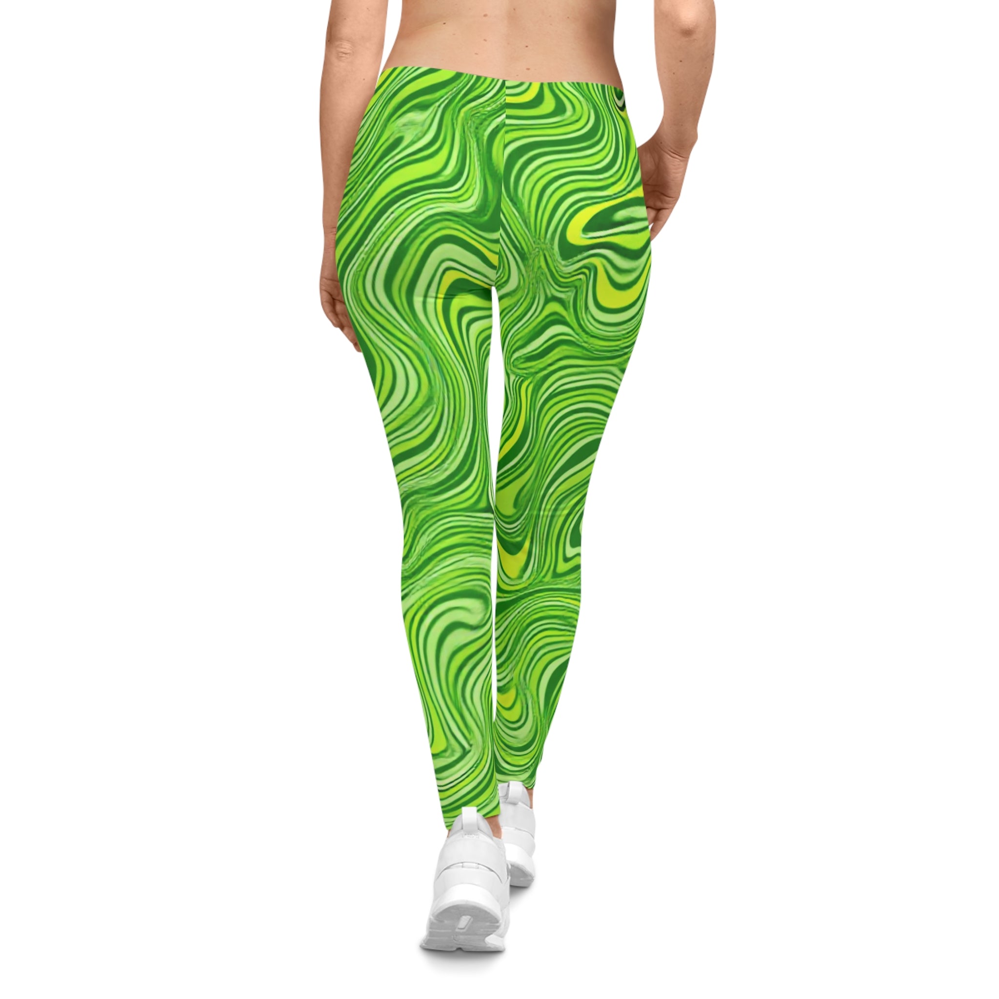 Women's Emerald Swirl Leggings
